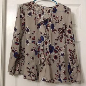 Floral print blouse